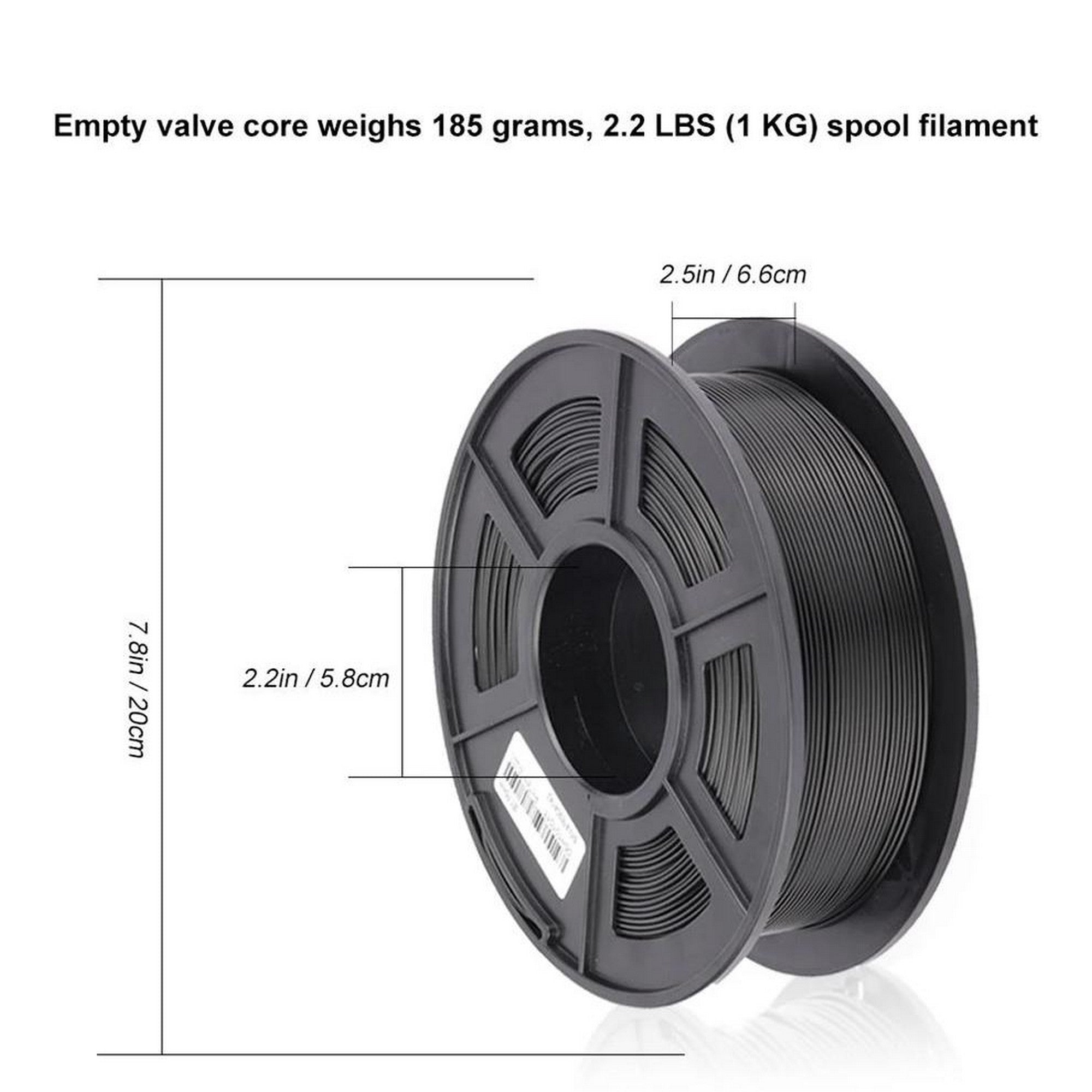 SUNLU PLA Carbon Fiber 1.75mm 1KG 3D Printer Filament