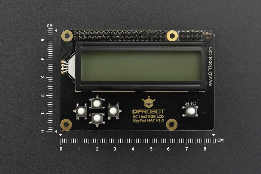 I2C 1602 RGB LCD and Keypad HAT for Raspberry Pi