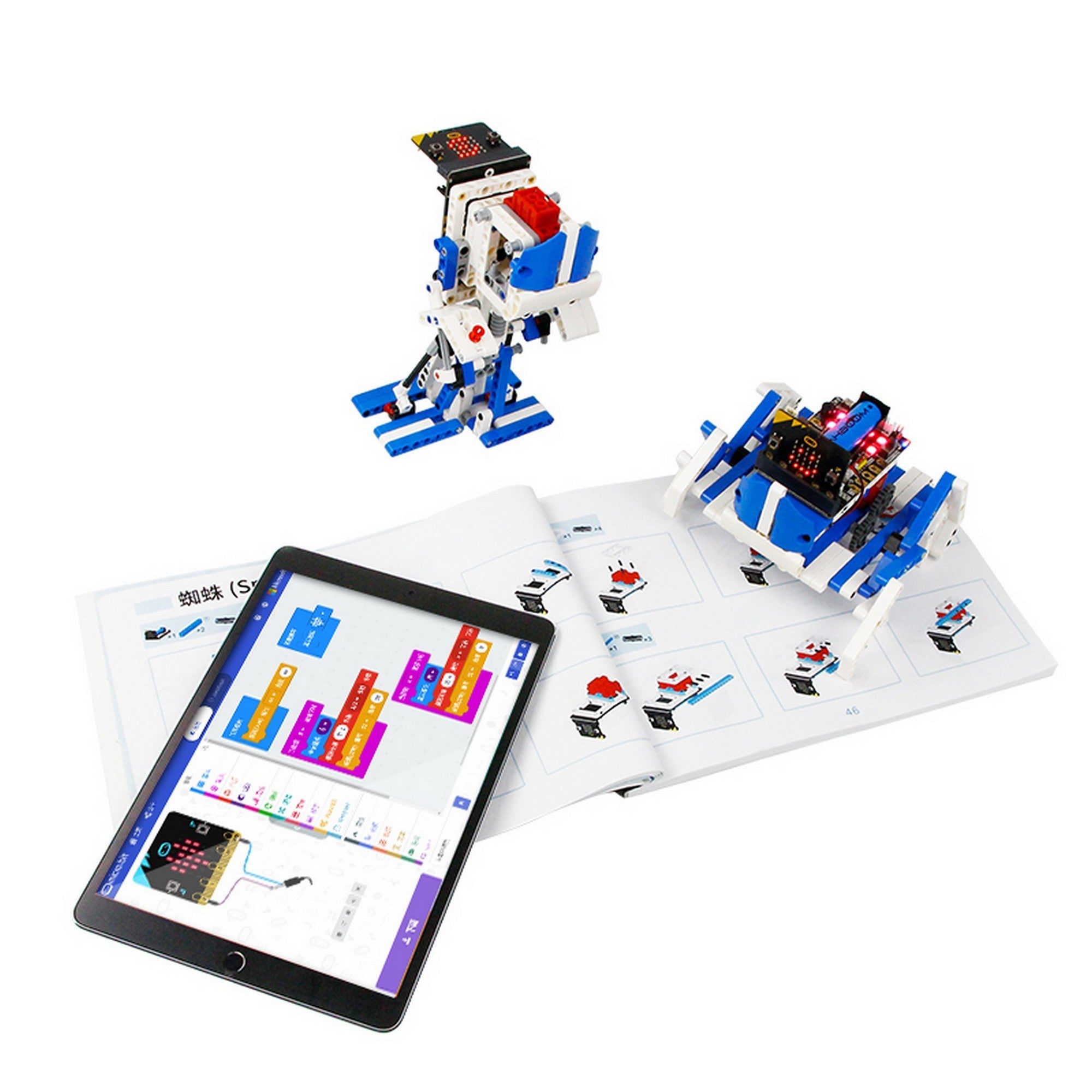 Carte D'extension Super:bit 2.0 Pour Micro:bit - Développement Robotique Avec Ports Moteurs, Capteurs, I2C - Compatible LEGO Et Alimentation Multiple