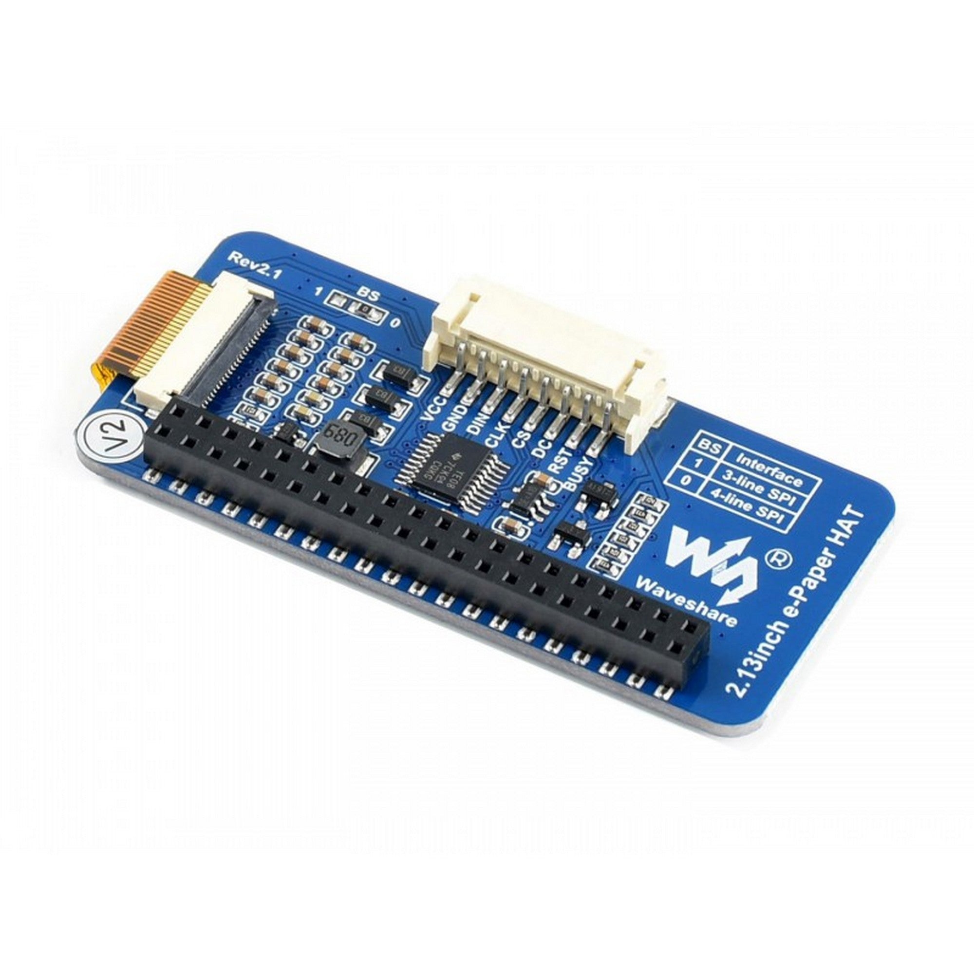 2.13inch E-Ink Display HAT for Raspberry Pi 12915