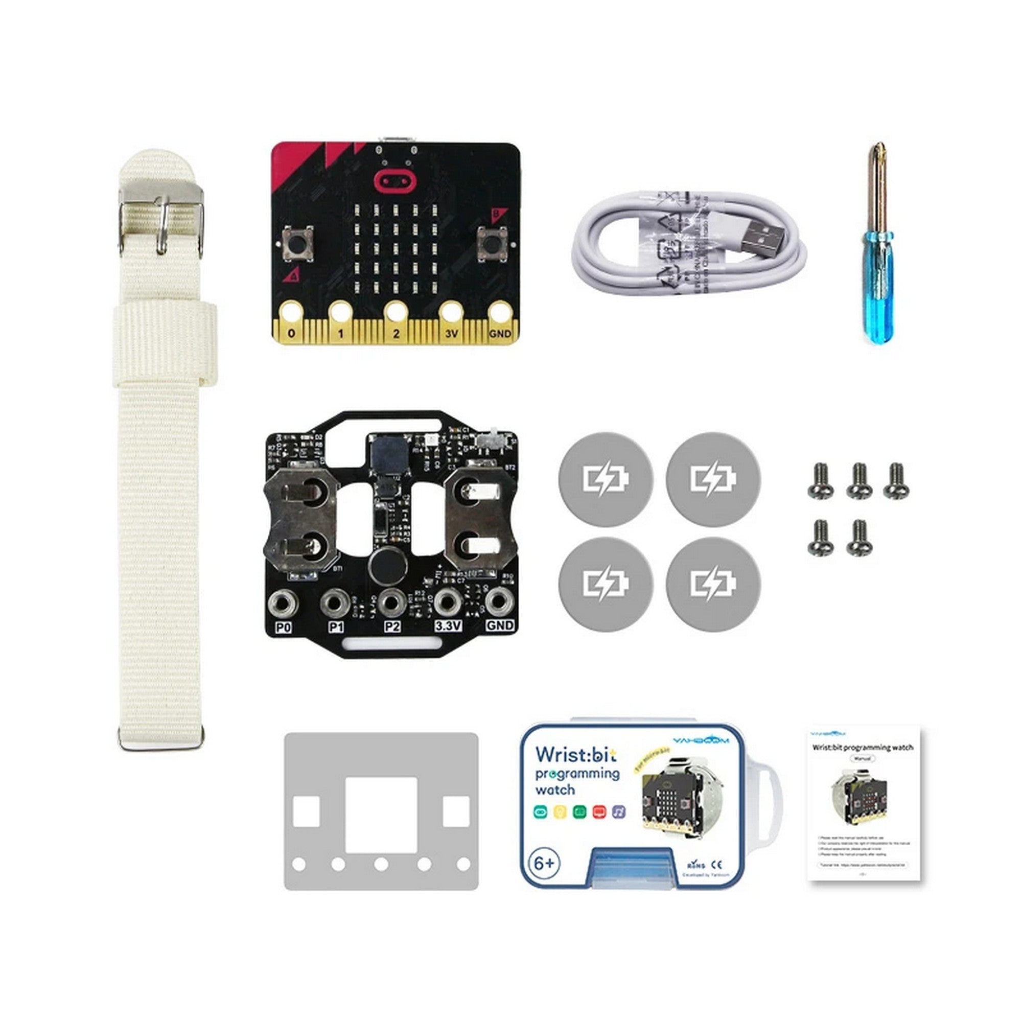 YahBoom Wrist:bit Programmable Watch for BBC micro:bit