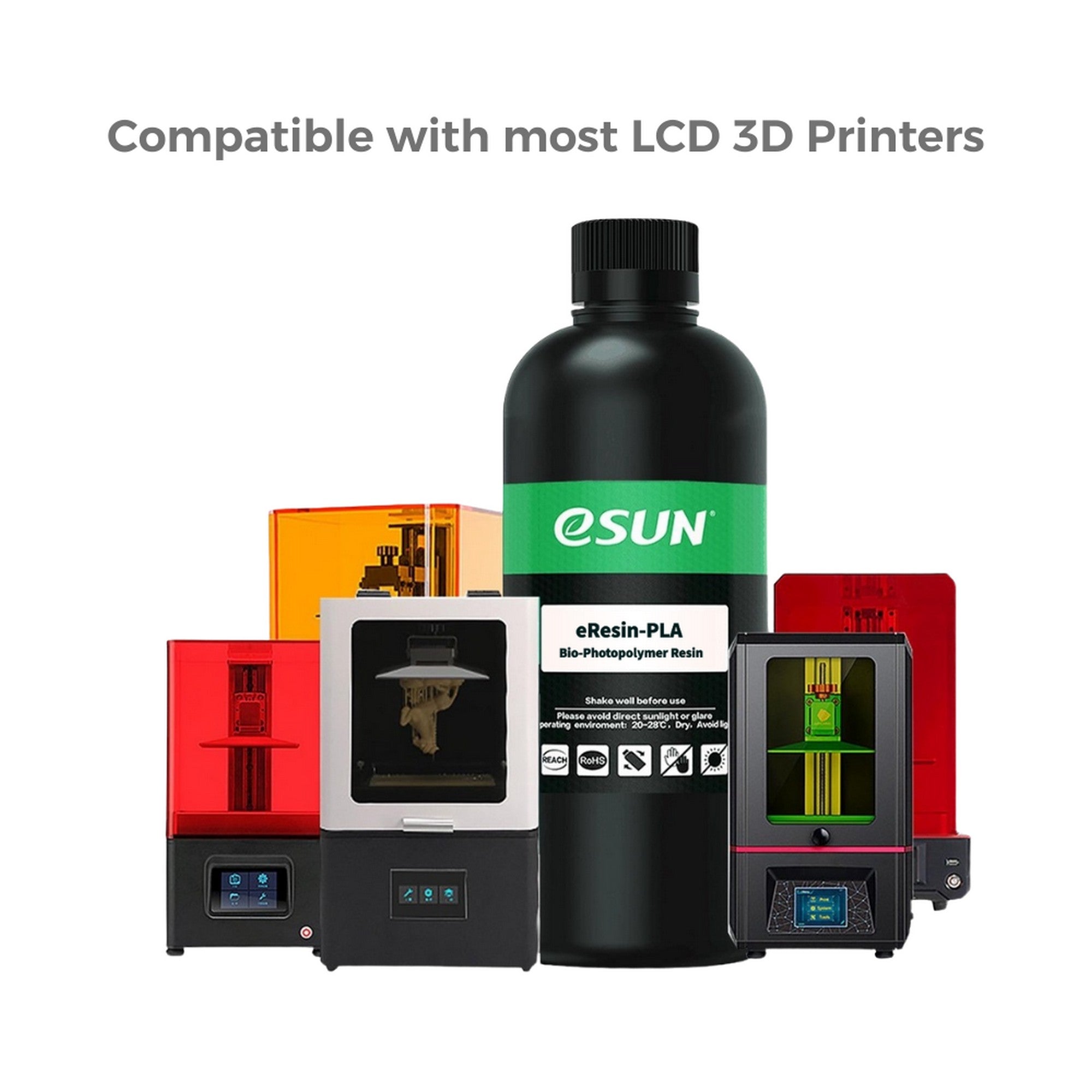 eSun eResin-PLA for LCD 3D Printer 0.5kg/bottle