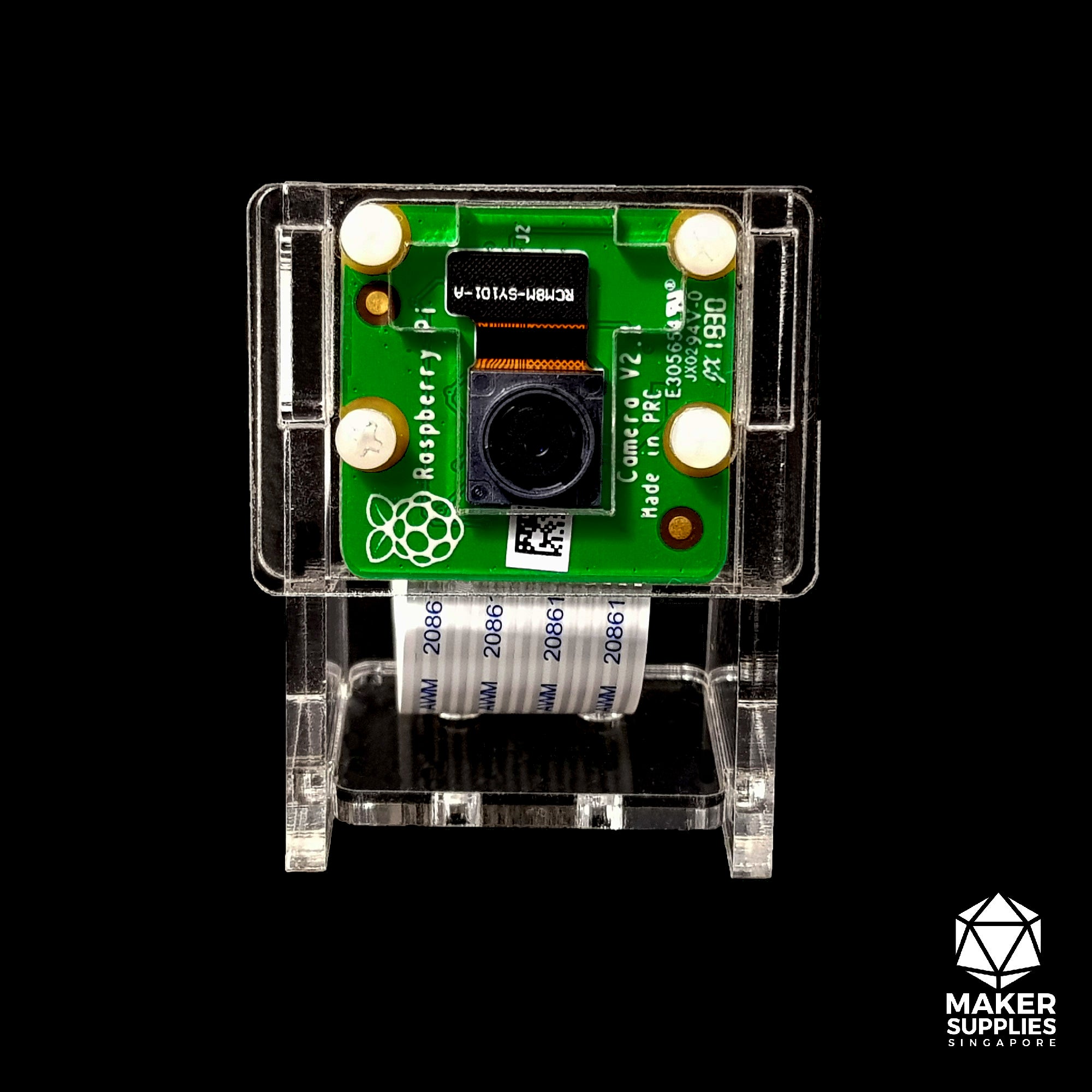 8MP Raspberry Pi Camera Module V2 and Camera Holder Bundle