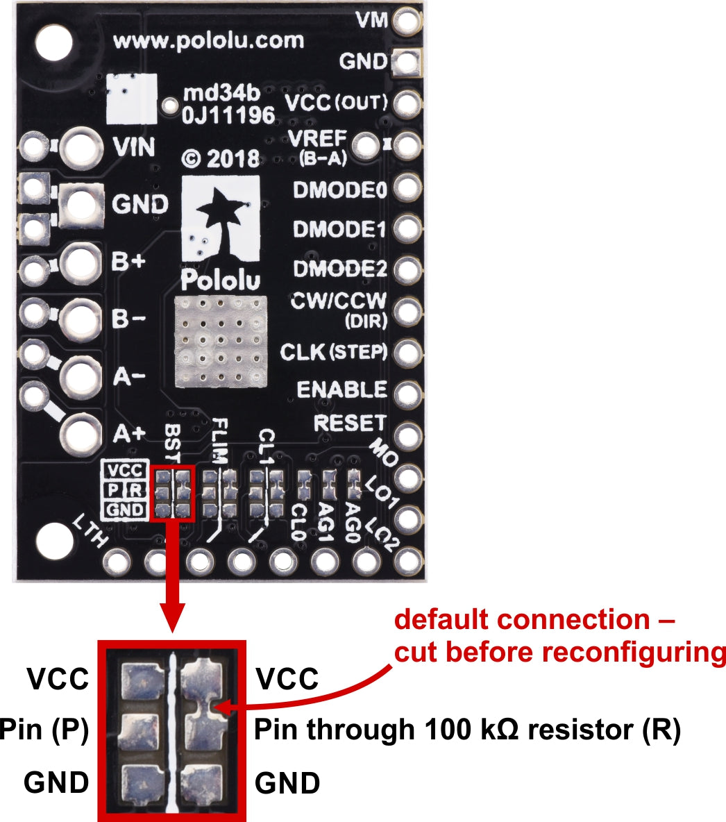 TB67S249FTG Stepper Motor Driver Carrier - Full Breakout Pololu 2973