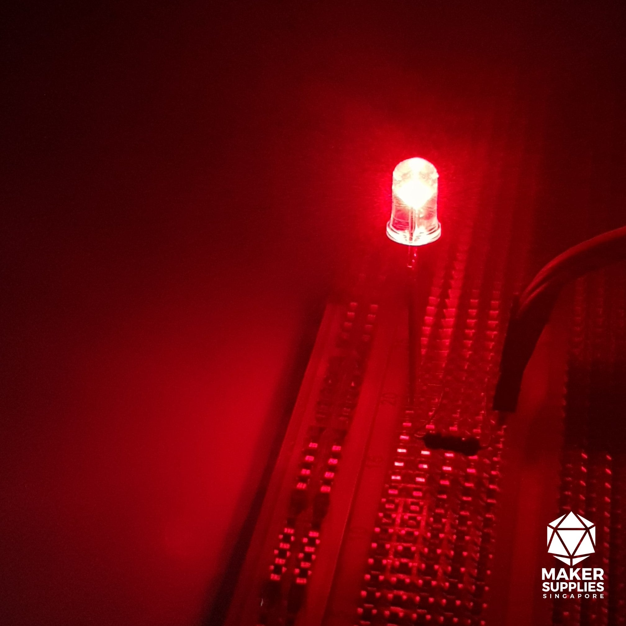 5mm Common Cathode 4-pin Clear RGB LED