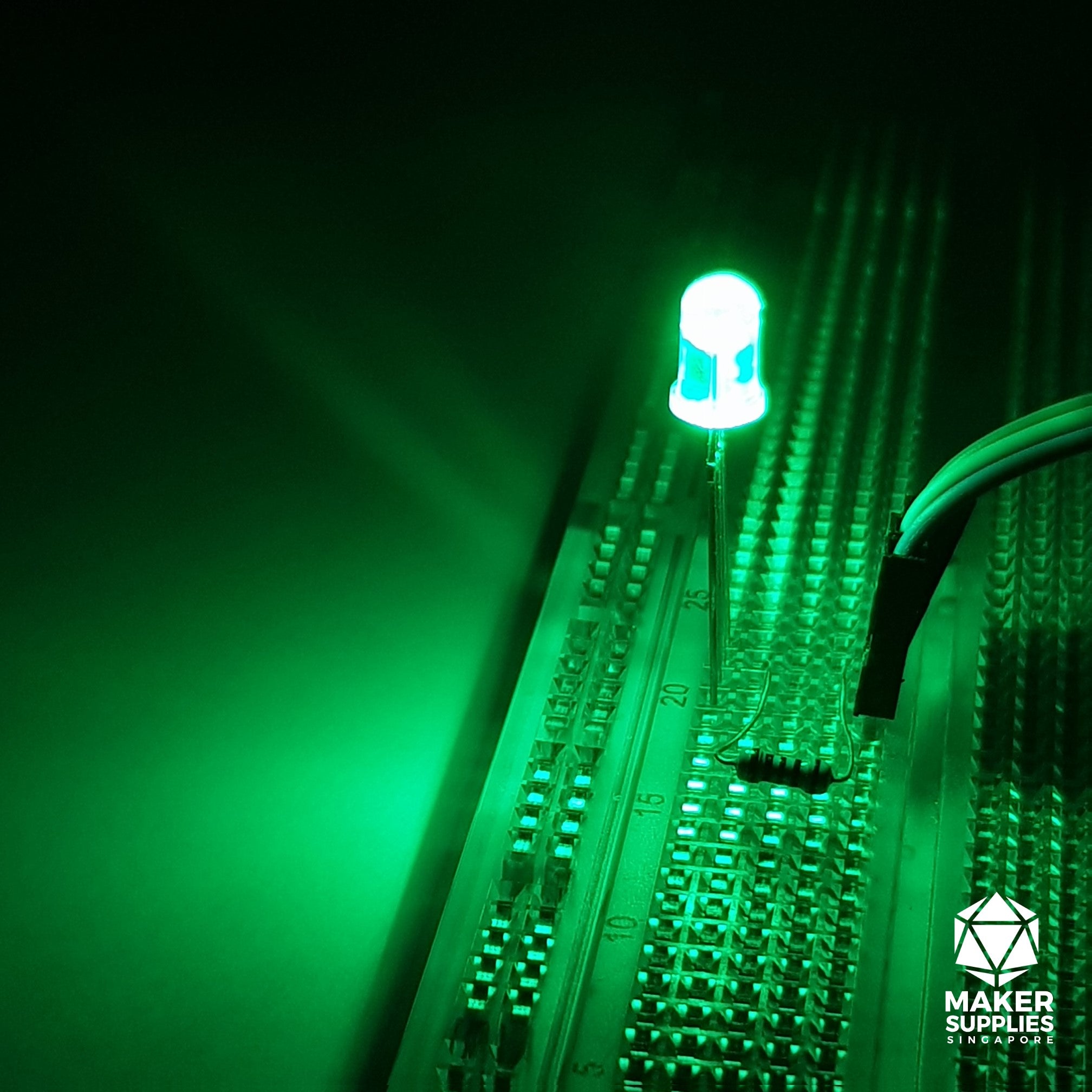 5mm Common Cathode 4-pin Clear RGB LED