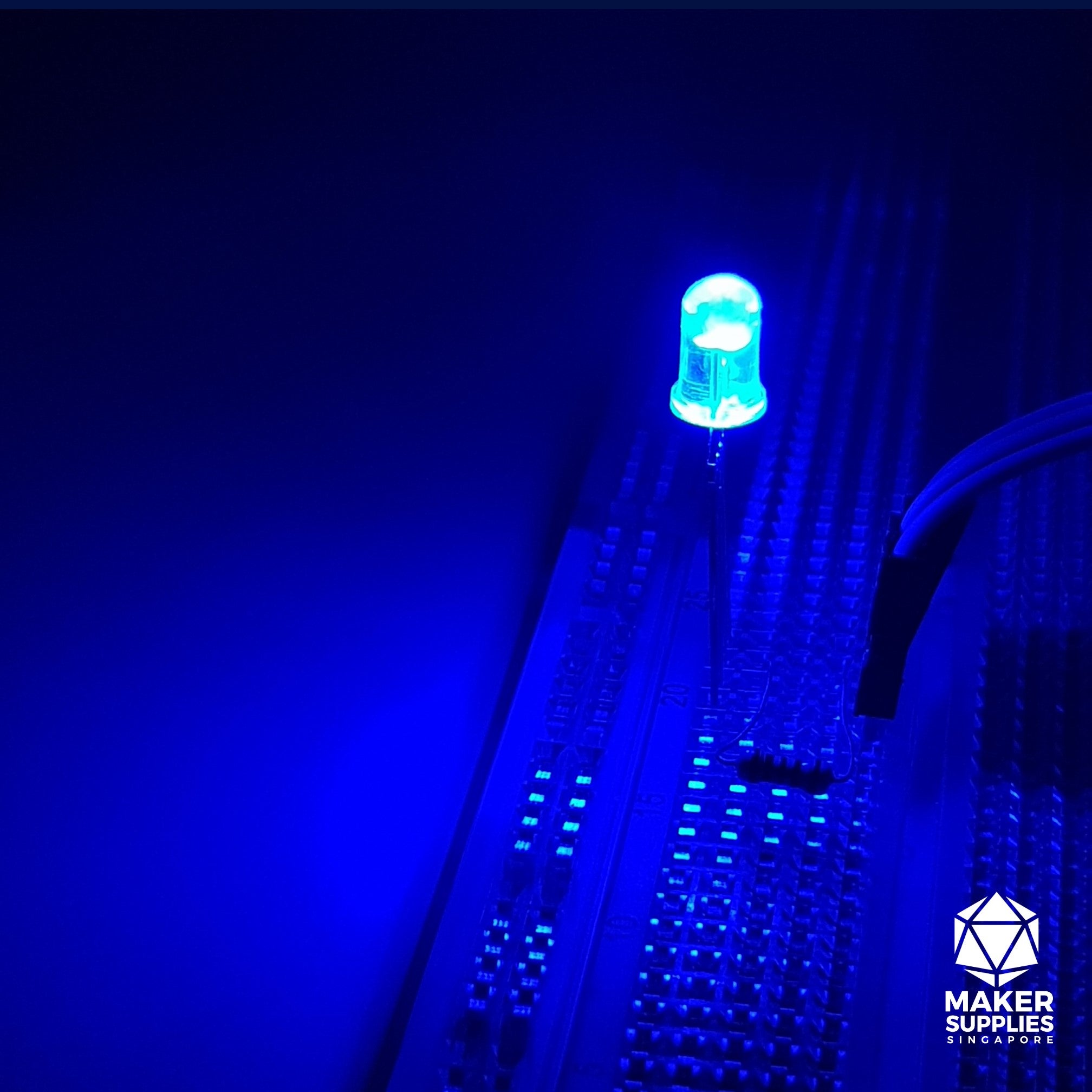 5mm Common Cathode 4-pin Clear RGB LED