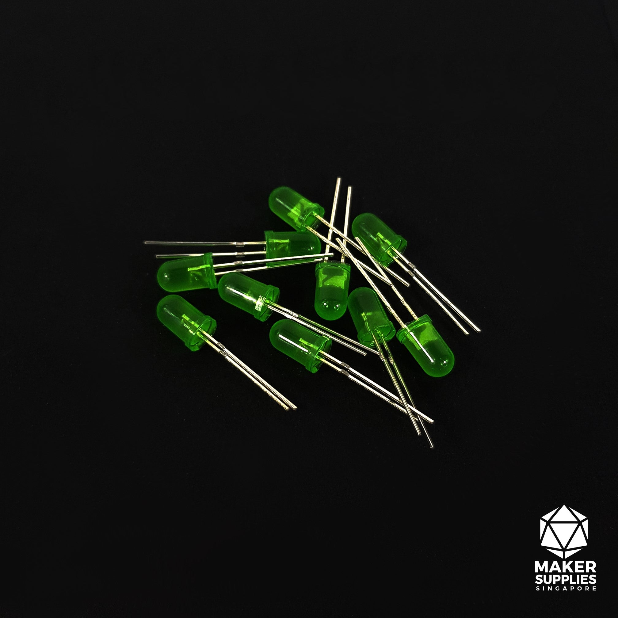10pcs 5mm Green LED