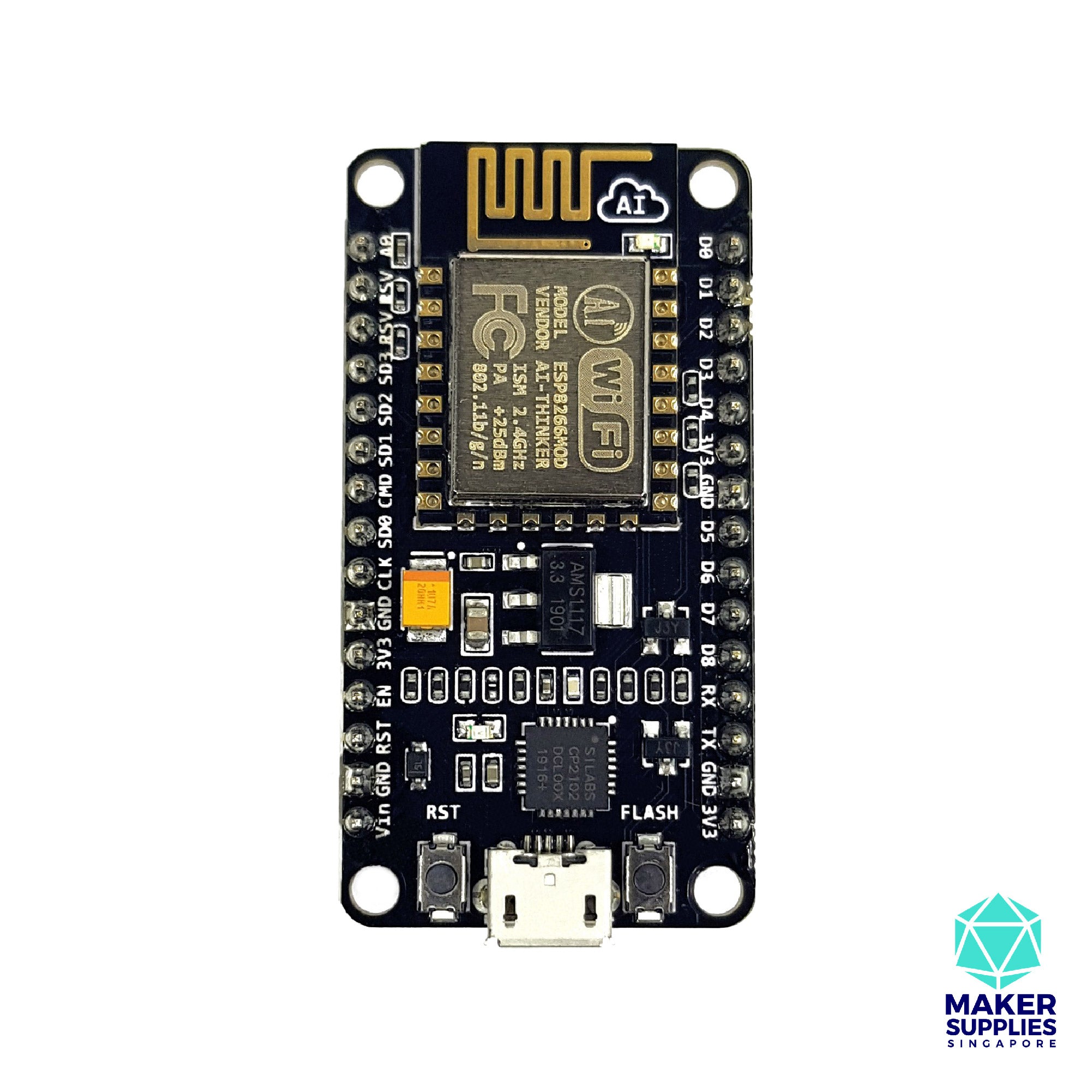 NodeMCU V1.0 / V2 / 2nd Gen. with ESP-12F ESP8266 WiFi (Official)