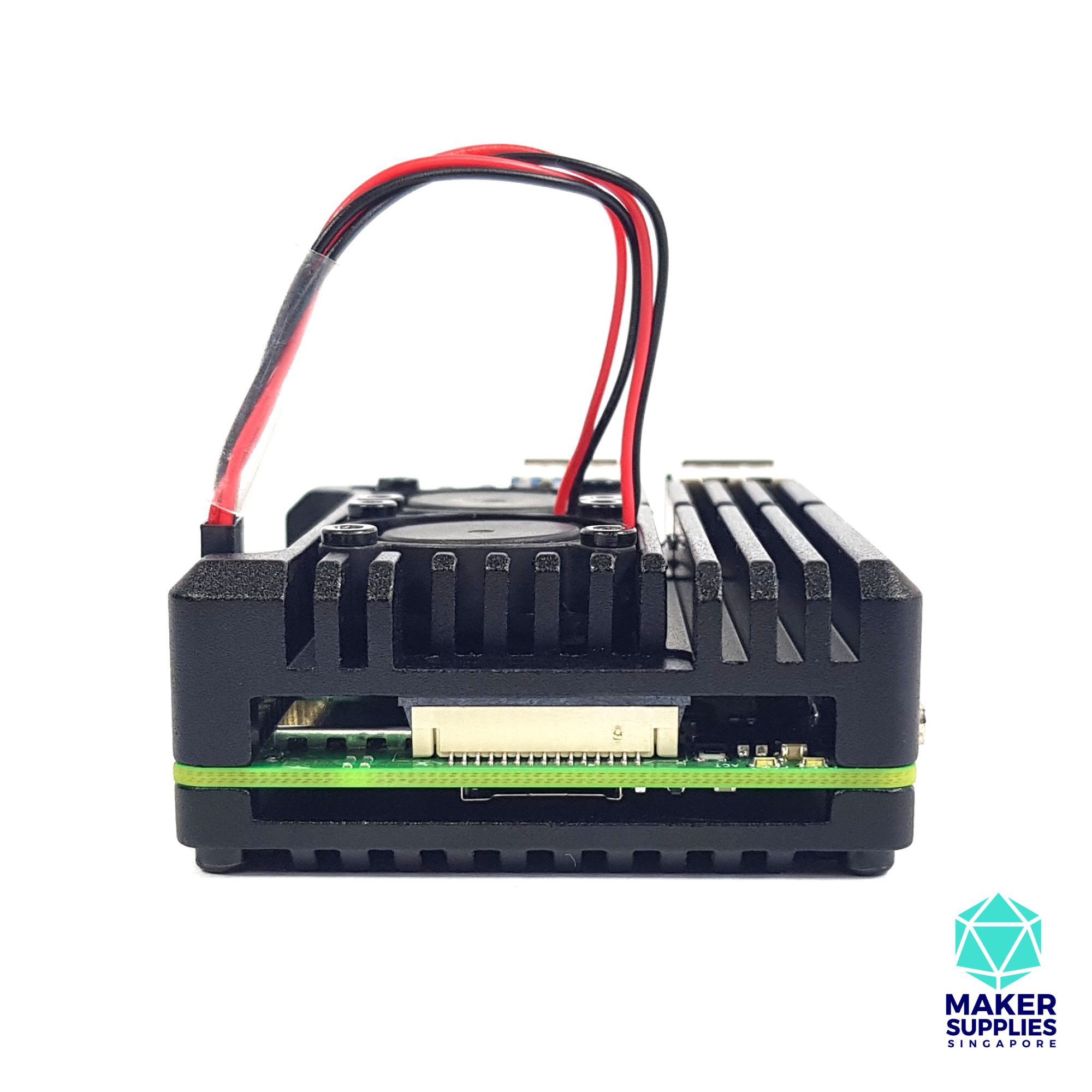 Raspberry Pi 4 Aluminium Casing with Cooling Fans