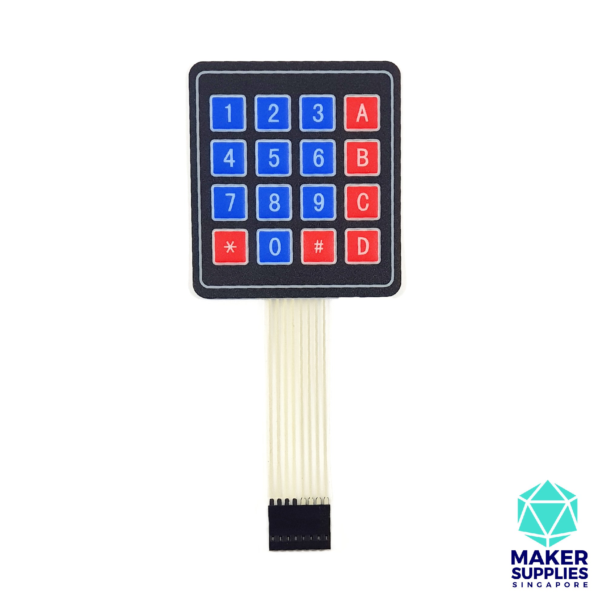 4x4 Matrix Membrane Keypad